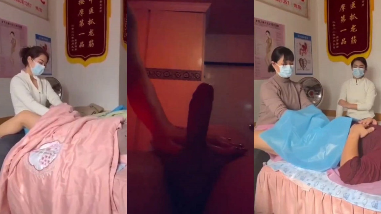 山东潍坊抓龙筋培训基地 半老徐娘专心学习按摩技术 请问还缺模特吗