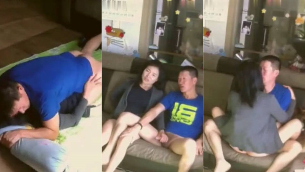 【公公儿媳】破解家庭摄像头，老公公与儿媳妇偷情