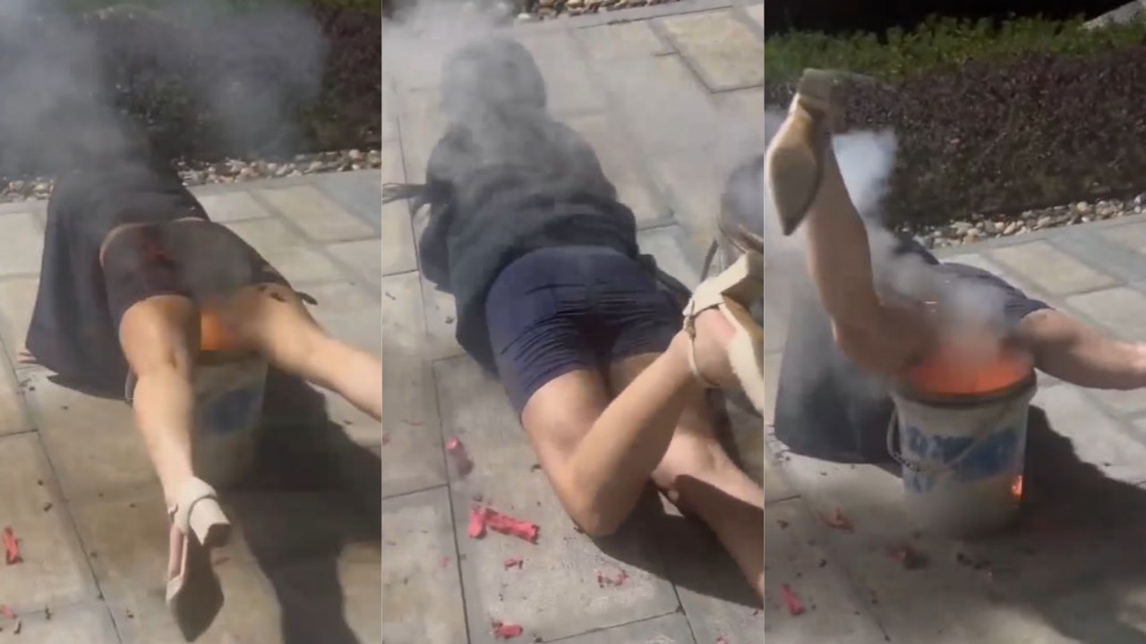 今天的晚餐是烤鲍鱼 让骚妇体验一下鞭炮炸逼 一卦炮下去给少妇的鲍鱼烤冒烟了