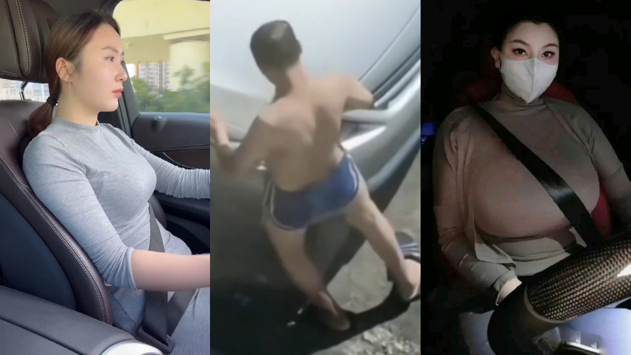 广西老铁觊觎女邻居的美色 自知没希望 大半夜把人家的车灯强奸了