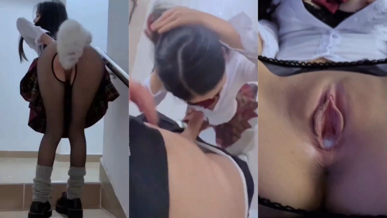 调教JK黑丝小萝莉 戴上尾巴楼道露出口交后入 这个嫩逼是真的肥