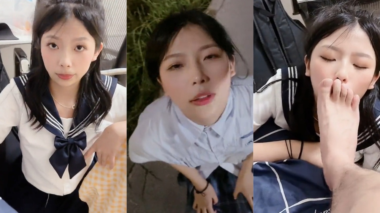 新交的大学女友 超级听话温顺跪下给我舔脚 带到操场跪下让我扇耳光